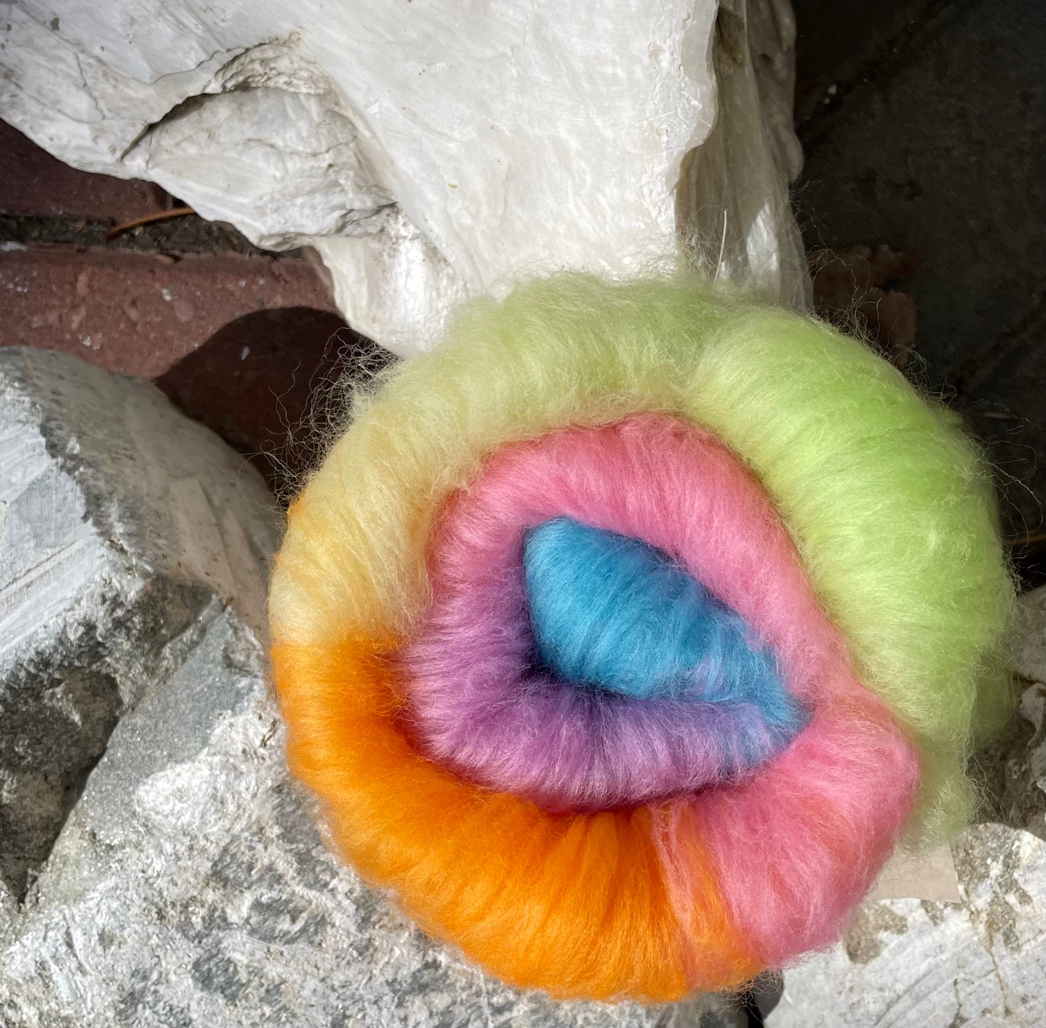 Summer Rainbow Fibre Batt