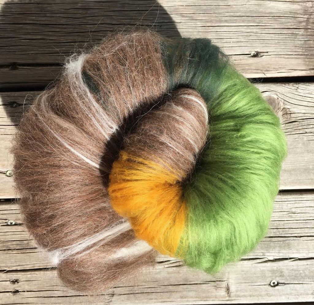 Neutrals Green Jewel Fibre Batt