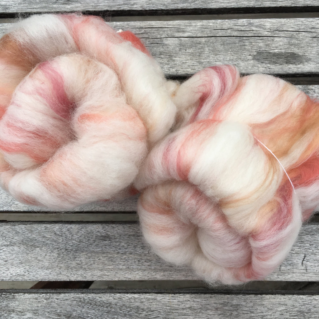 Frosted Berry Sorbet, Watercolour Fibre Batt