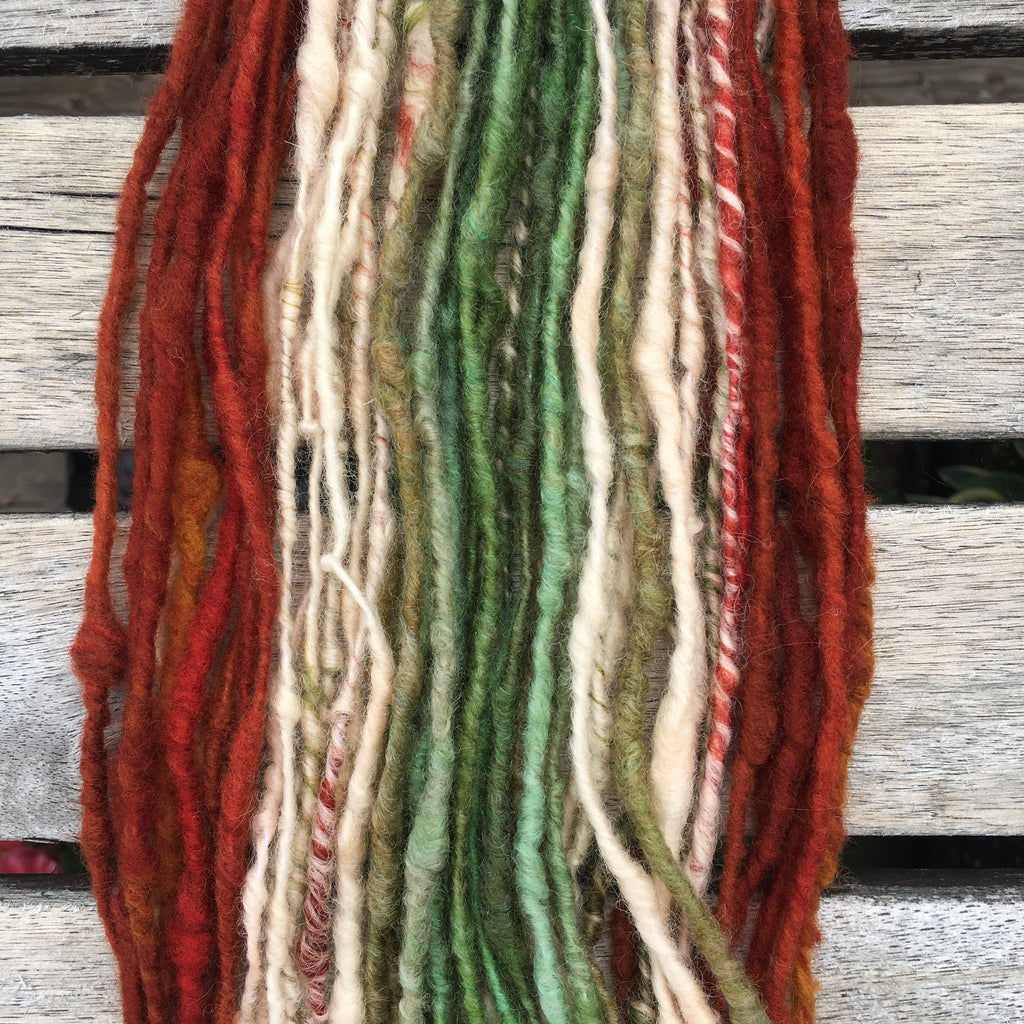 White, Moss and Rusts Soulmate Yarn, 36m, 40g